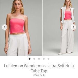 Lululemon Wundermost UltraSoft Nulu Tube Top
Glaze Pink 2024 Style W1ESDS Medium